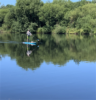 Paddling the Ship Cana; - Carol Sparkes